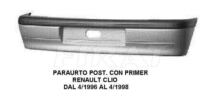 PARAURTO RENAULT CLIO 96 - 98 POST. C.P.